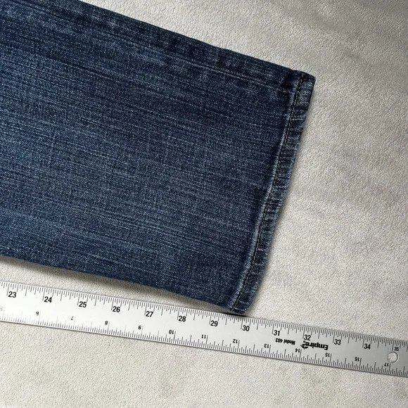 SEVEN7 Premium Denim Men's Allan Straight Jeans 33x30 Medium Wash Blue - Picture 7 of 9